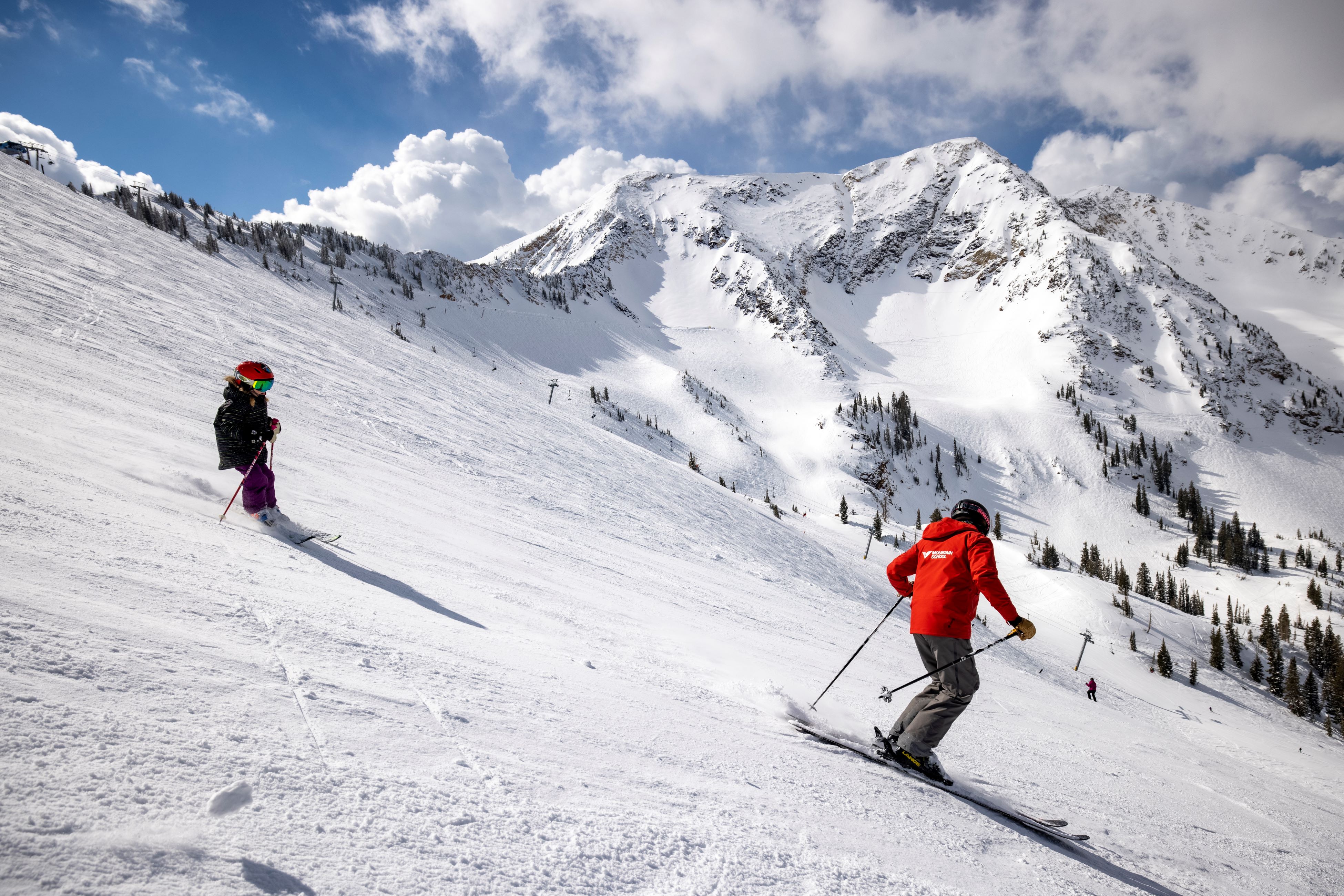 ski and snowboard lessons, Snowbird Utah